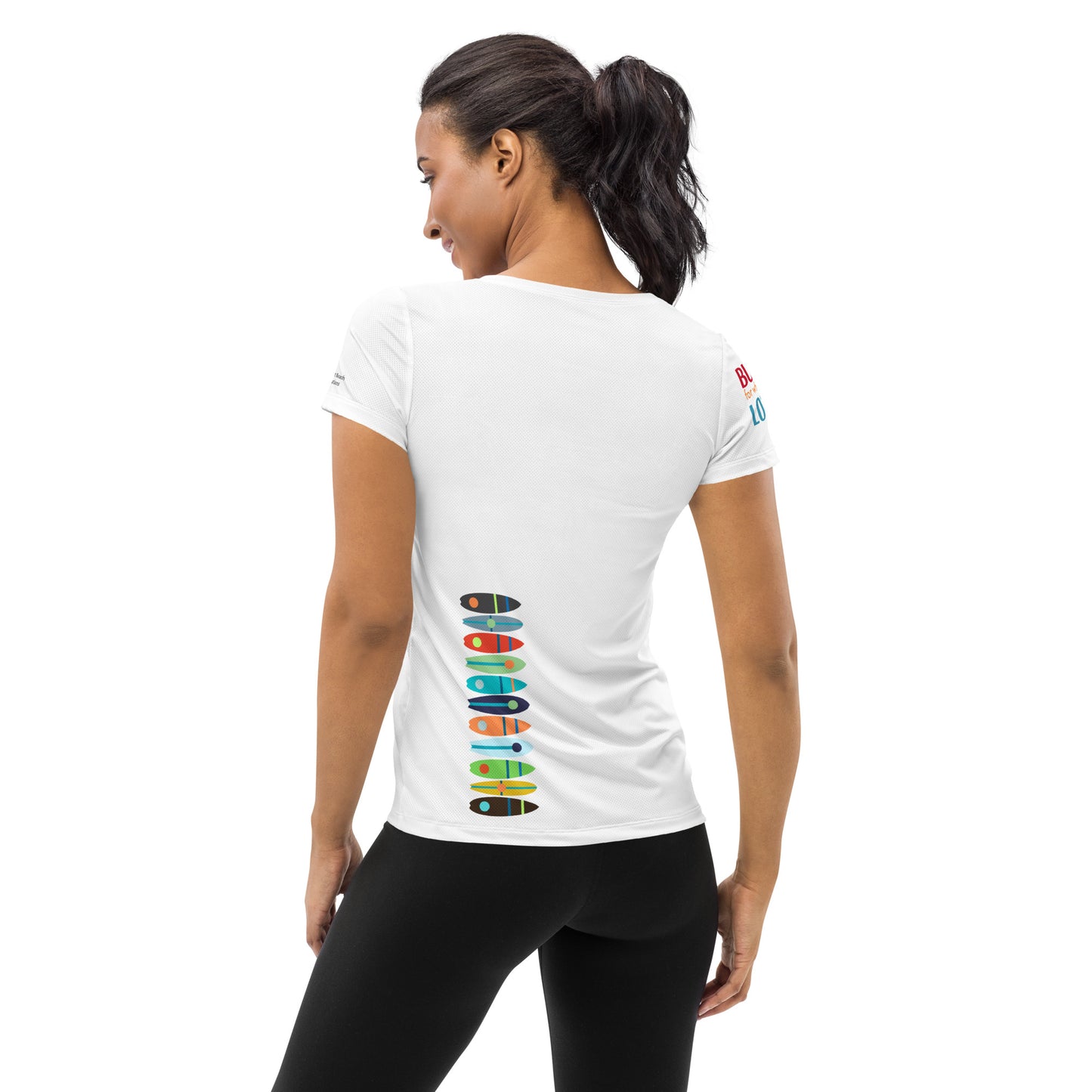 Boards Women's Athletic White T-shirt