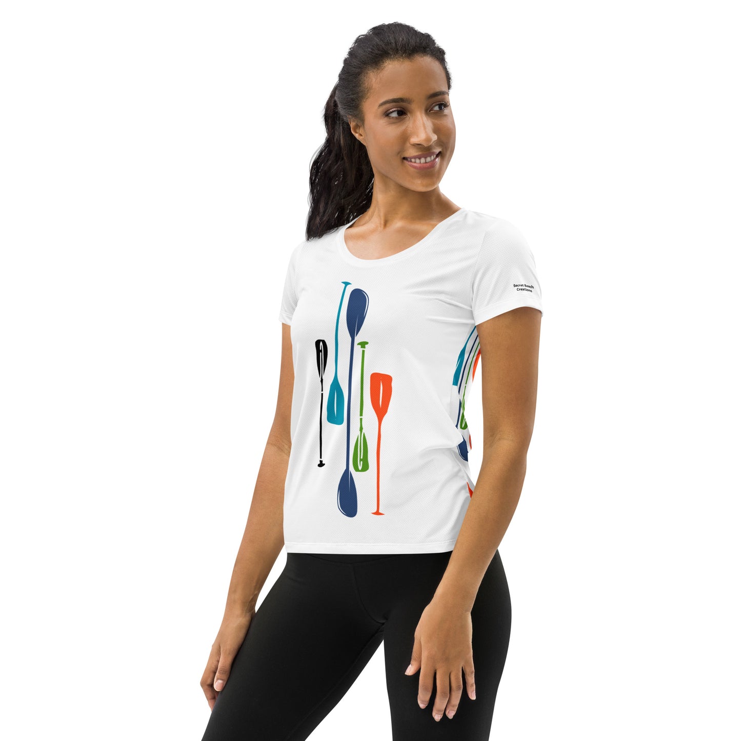 Paddles Women's Athletic T-shirt