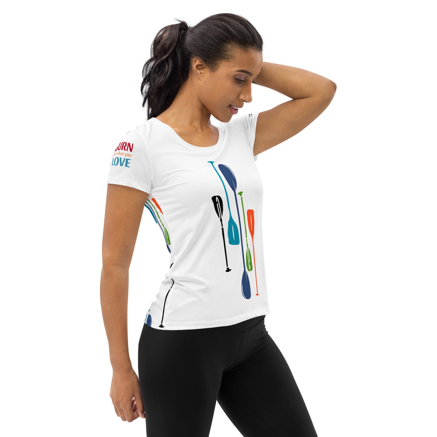 Paddles Women's Athletic T-shirt