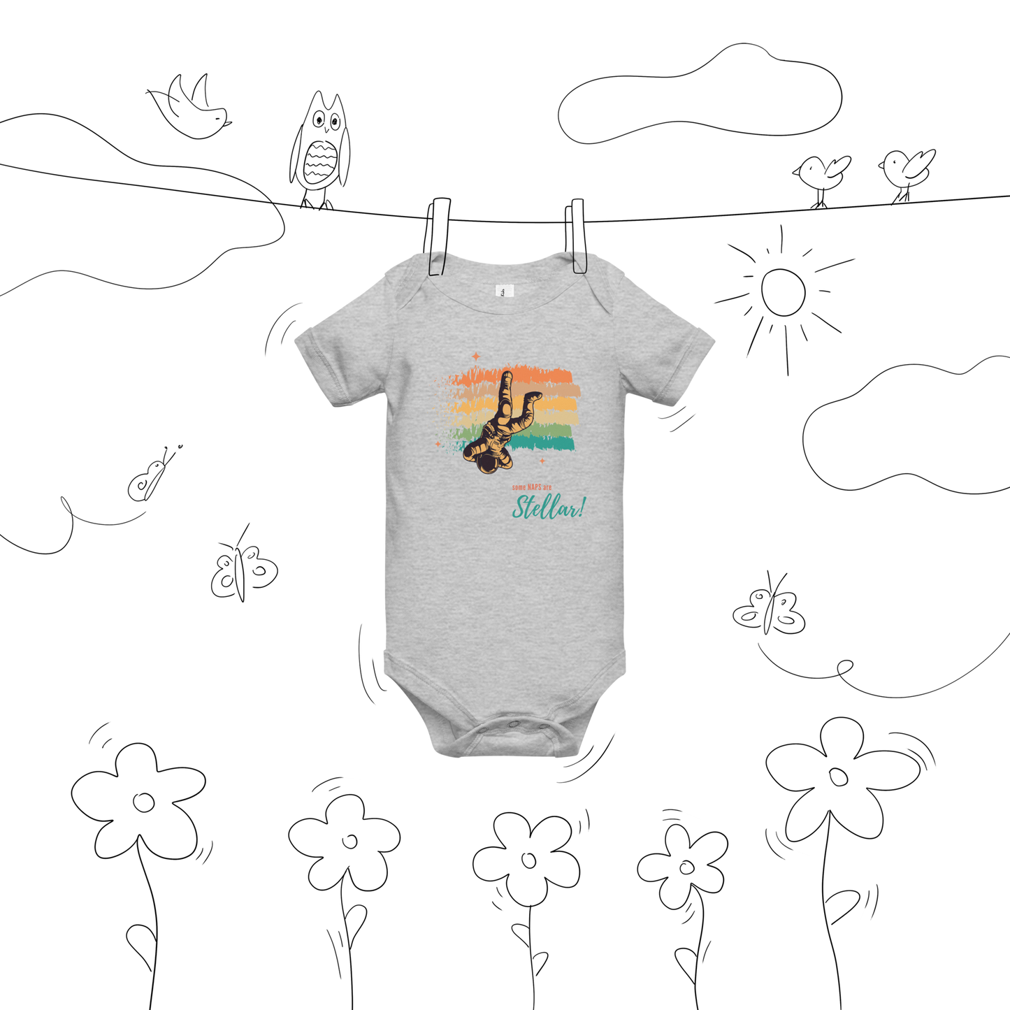 Stellar Baby Onesie