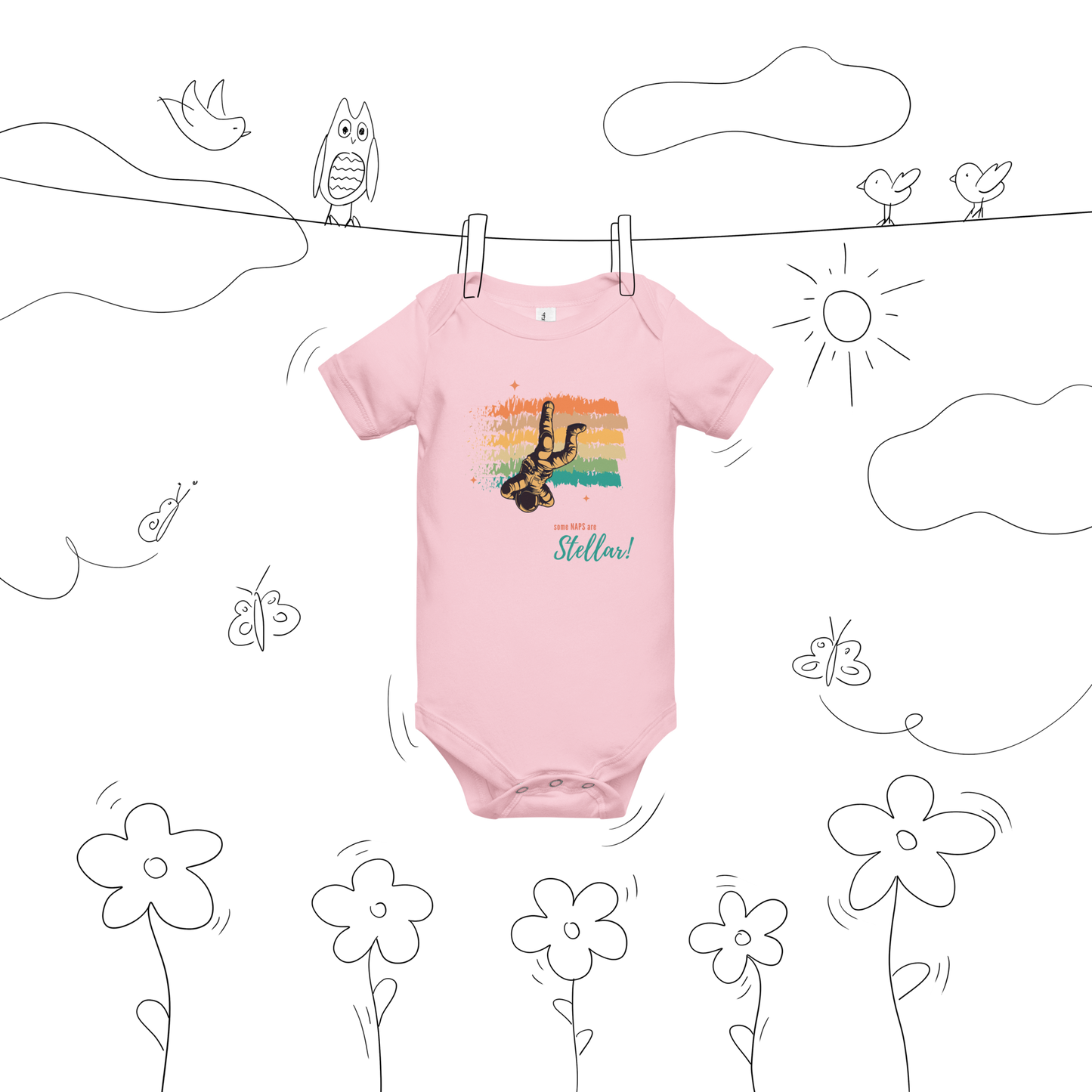 Stellar Baby Onesie