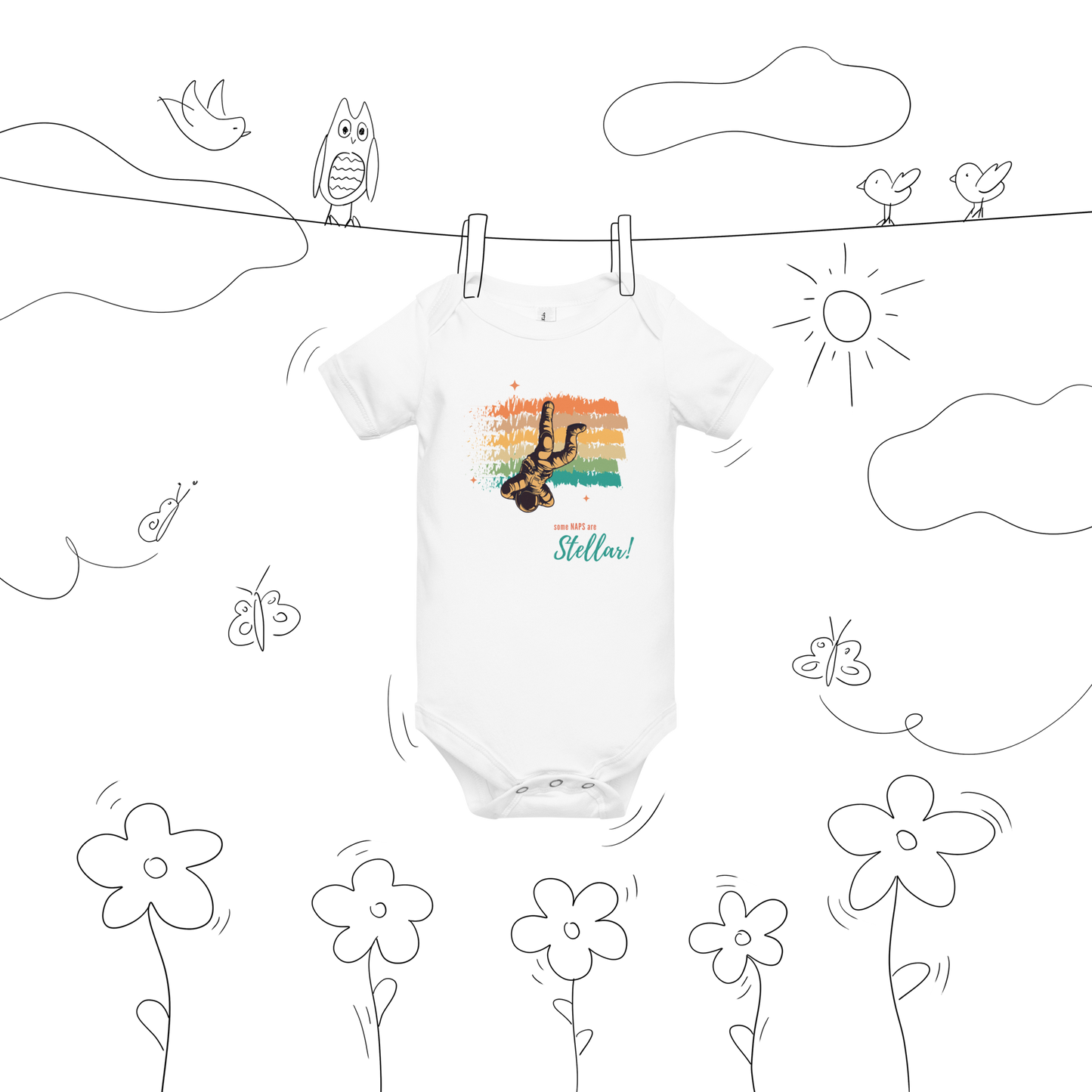 Stellar Baby Onesie