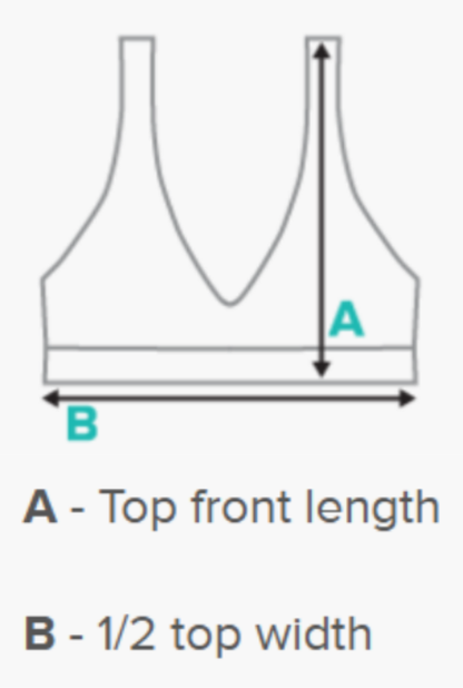 Waves Blue Padded Bikini Top