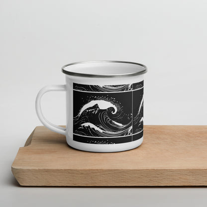 Big Wave Enamel Mug