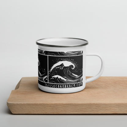 Big Wave Enamel Mug