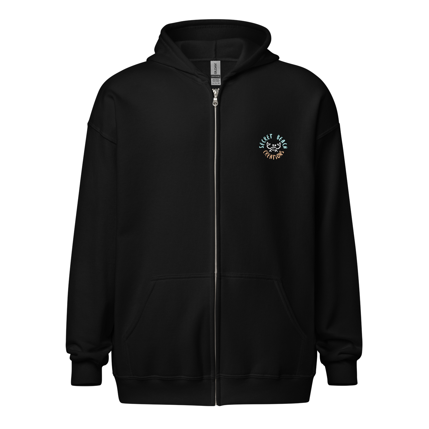 Dig Deep! Dark Heavy Zippered Hoodie