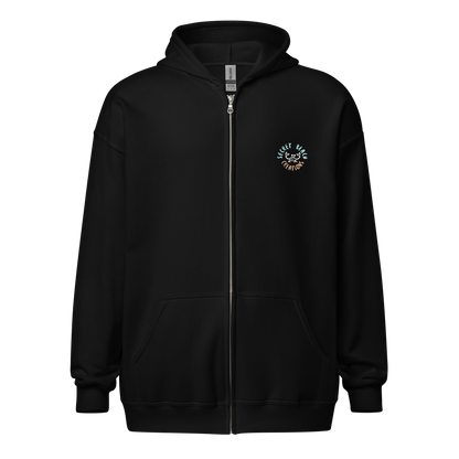 Dig Deep! Dark Heavy Zippered Hoodie