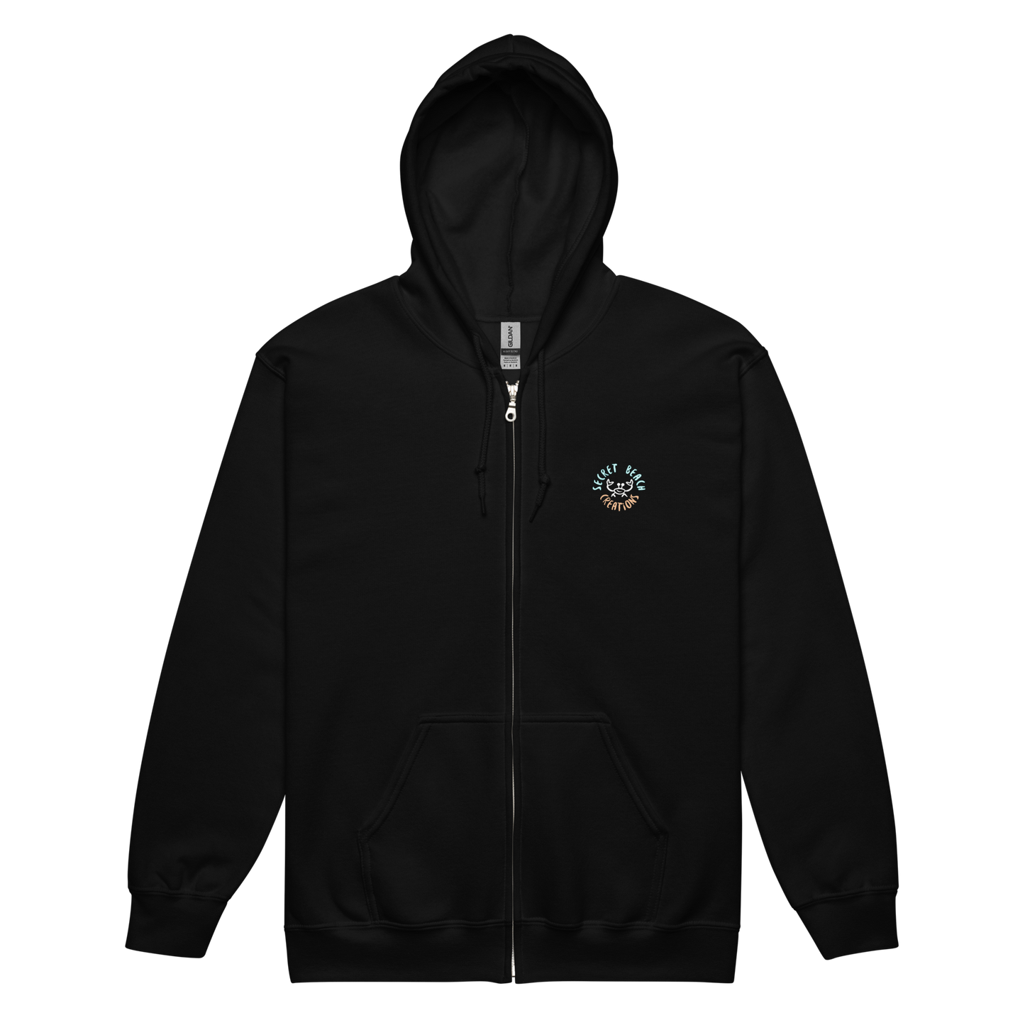 Dig Deep! Dark Heavy Zippered Hoodie