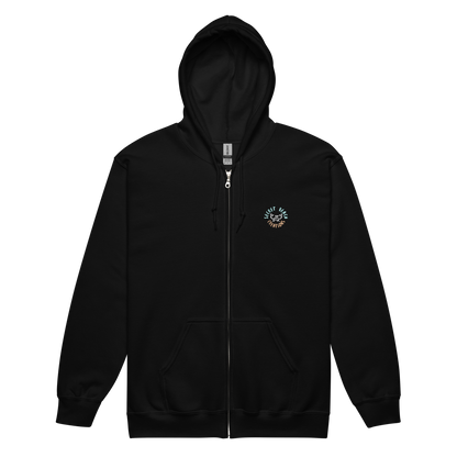 Dig Deep! Dark Heavy Zippered Hoodie