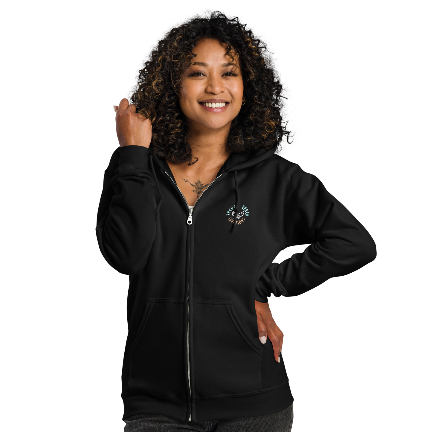 Dig Deep! Dark Heavy Zippered Hoodie