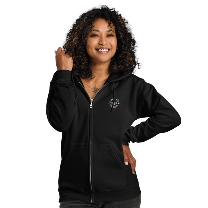 Dig Deep! Dark Heavy Zippered Hoodie