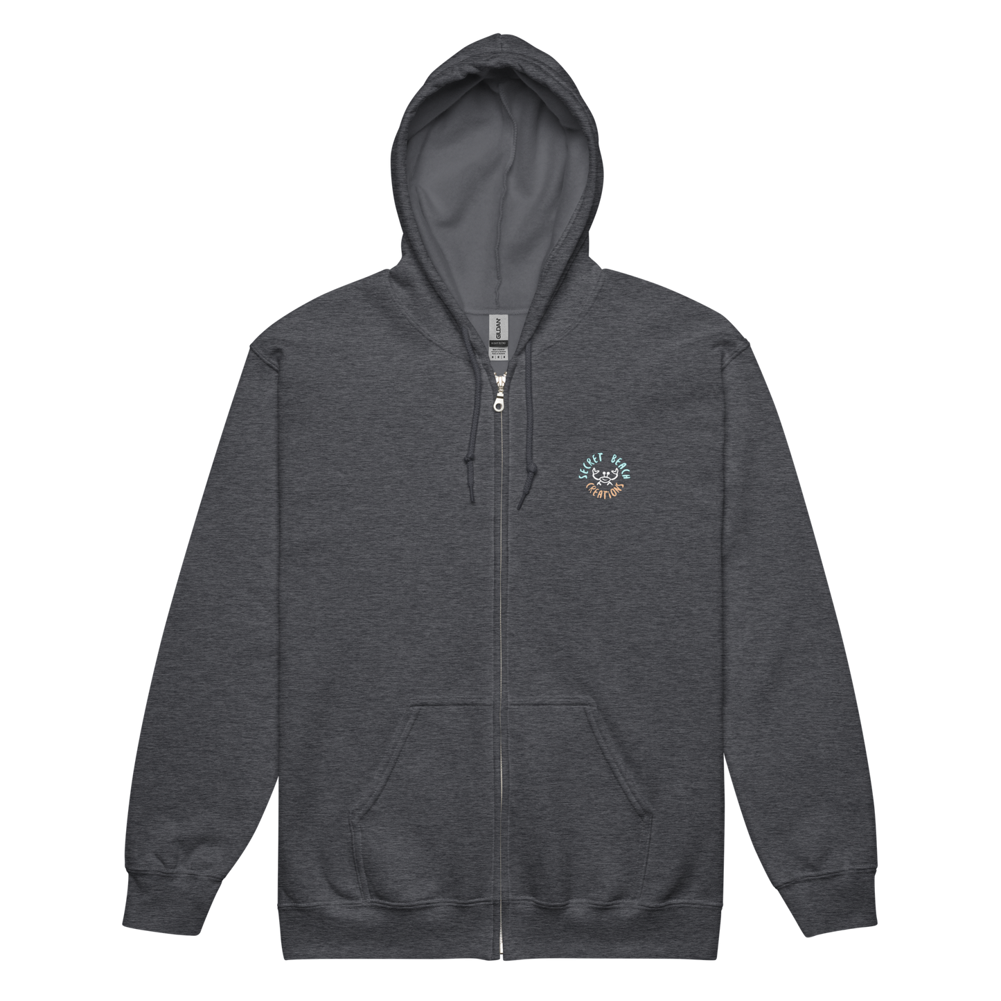 Dig Deep! Dark Heavy Zippered Hoodie