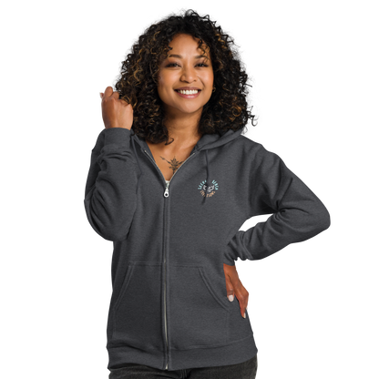 Dig Deep! Dark Heavy Zippered Hoodie