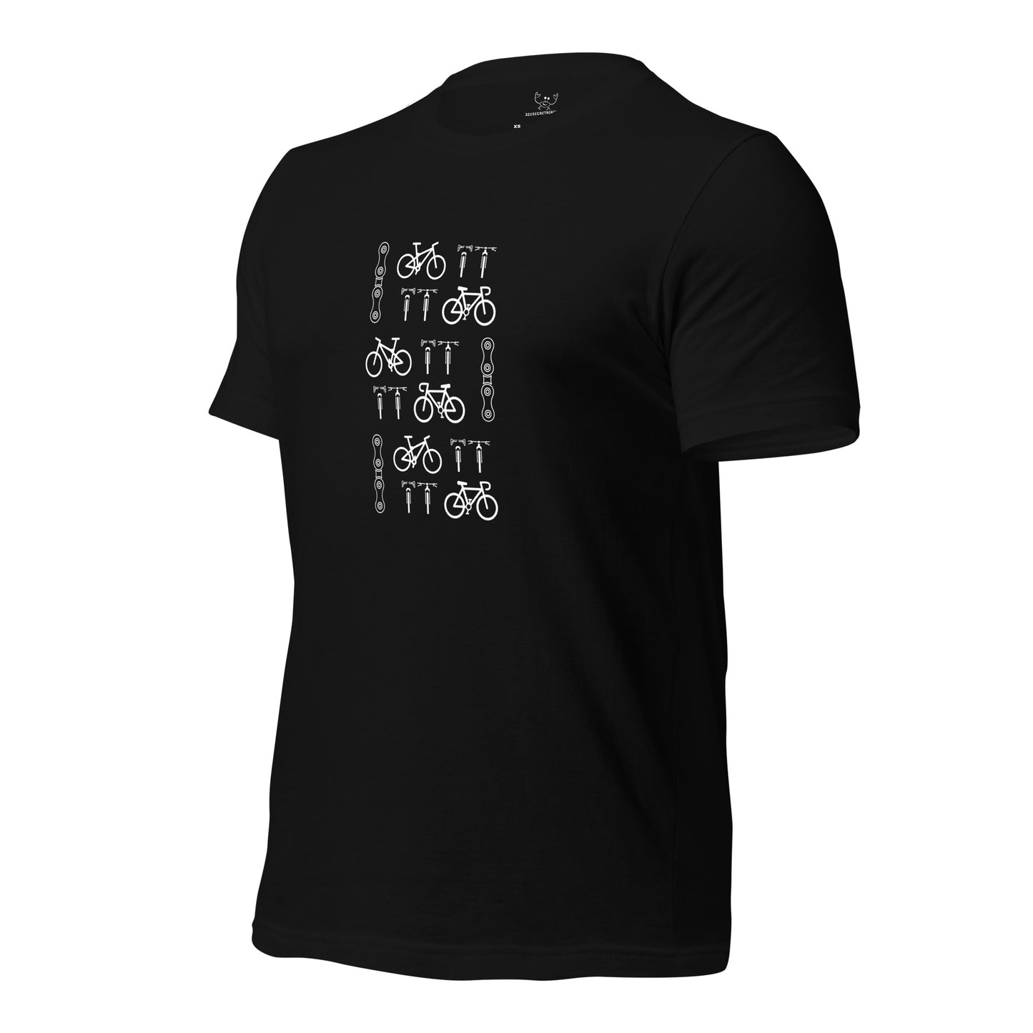 For the Love of Bikes Unisex Black t-shirt