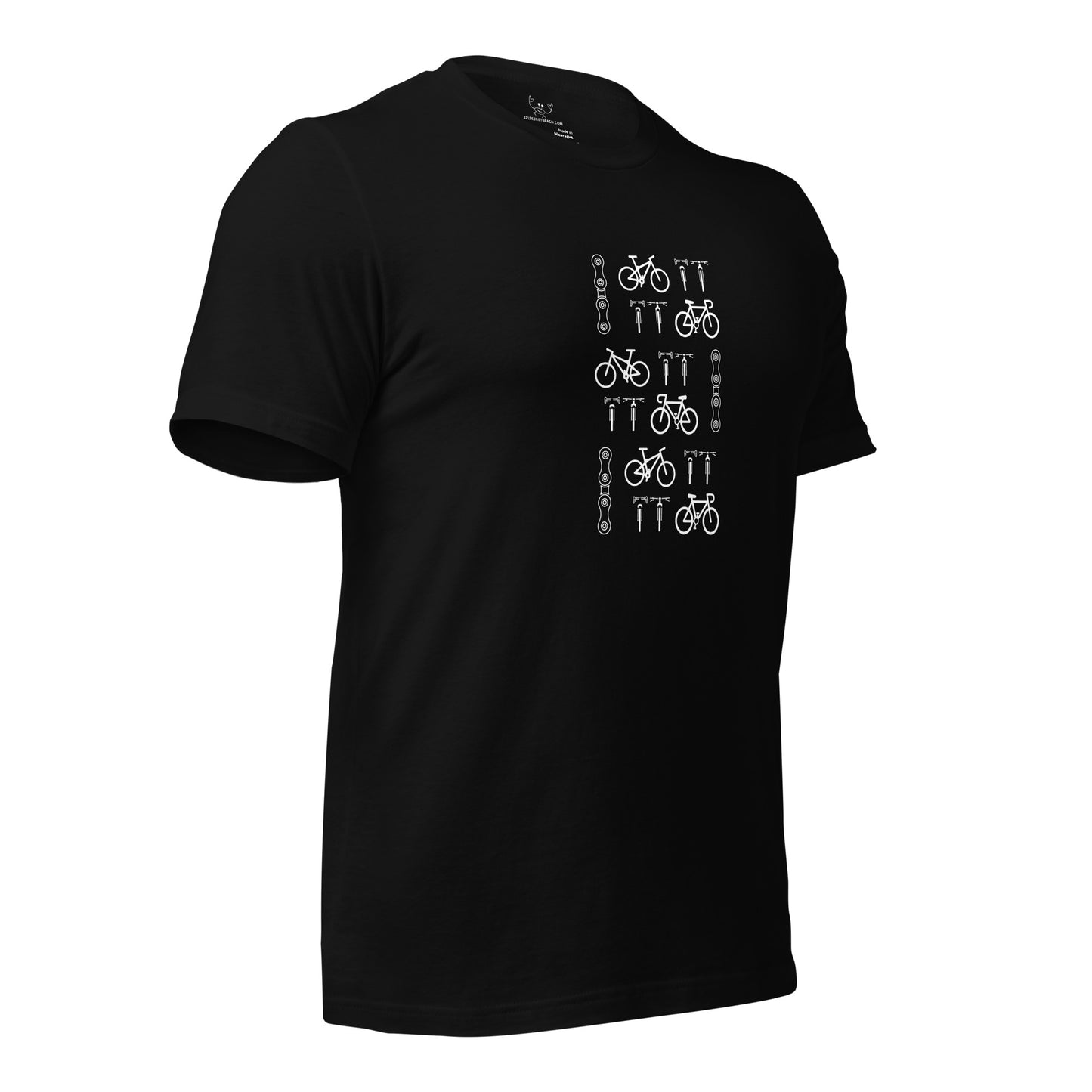 For the Love of Bikes Unisex Black t-shirt