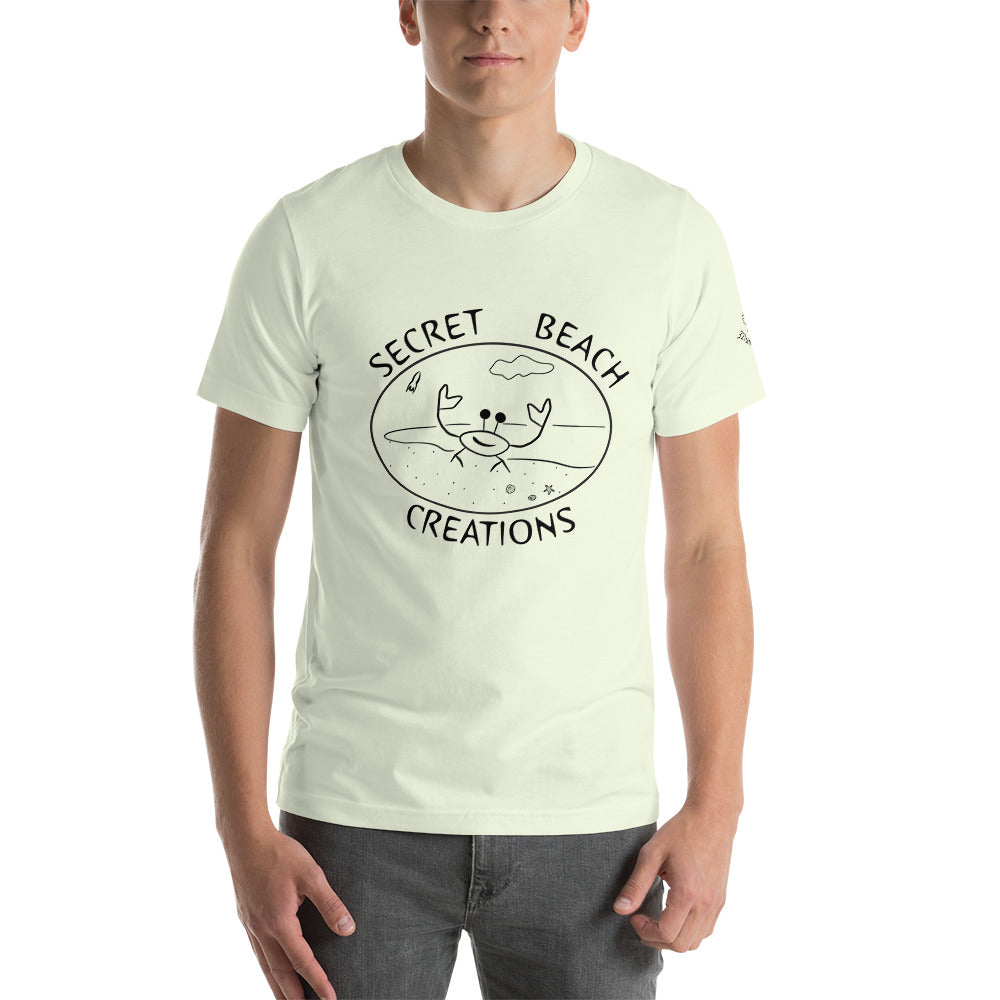 Secret Beach Creations Logo Black Outline t-shirt